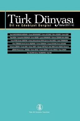 Türk Dünyası Dil ve Edebiyat Dergisi - Sayı 43