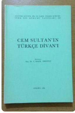 Cem Sultan'ın Türkçe Divan'ı