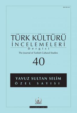 Türk Kültürü İncelemeleri Dergisi  / Sayı 40