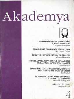 Akademya Dergisi - Sayı 4