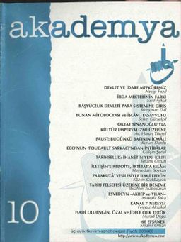 Akademya Dergisi - Sayı 10