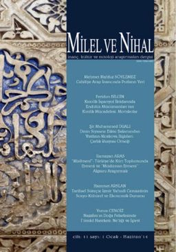 Milel ve Nihal Dergi: Cilt 11 - Sayı 1