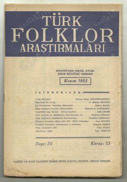 Türk Folklor Araştırmaları Dergisi