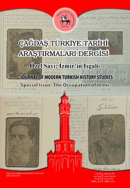Çağdaş Türkiye Tarihi Araştırmaları Dergisi - İzmir’in İşgali Özel Sayısı