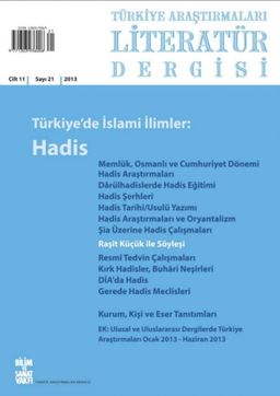 Türkiye Araştırmaları Literatür Dergisi - Sayı 21