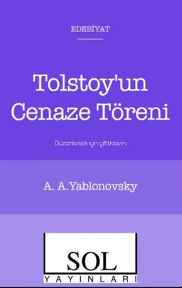Tolstoy'un Cenaze Töreni