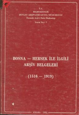 Bosna-Hersek ile İlgili Arşiv Belgeleri