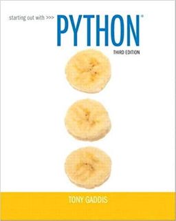 Starting Out with Python 3rd edition