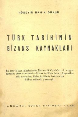 Türk Tarihinin Bizans Kaynakları