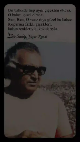 Şiir Sandığı, Yaşar Kemal