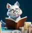 Kitaplık kedisi okurunun profil resmi