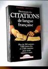 Dictionnaire des Citations de Langue Française