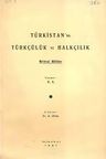 Türkistan’da Türkçülük ve Halkçılık