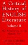 A Critical History of English Literature, Volume 2: The Restoration to the Present Day