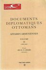 Documents Diplomatiques Ottomans Affaires Armeniennes, 1895-1896 3. Cilt