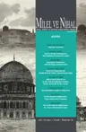 Milel ve Nihal Dergisi Cilt: 16 sayı: 1 Ocak - Haziran 19