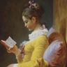 okumaya çalışan bir kadın